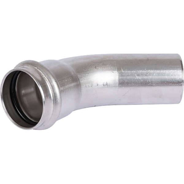 Sanha  9040 пресс-фит. нерж.сталь, отвод 45° ВПр-НПр, 35