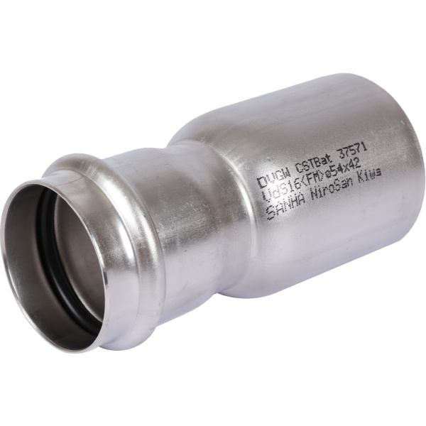 Sanha  9243 пресс-фит. нерж.сталь, ниппель ВПр-НПр, 54ax42