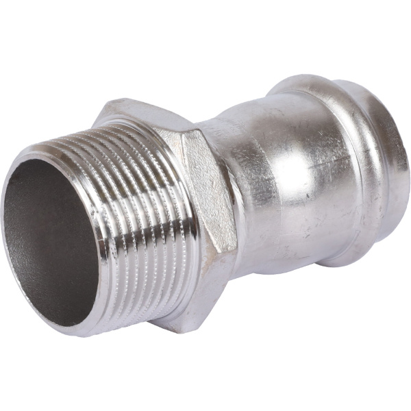 Sanha  9243G пресс-фит. нерж.сталь, ниппель перех.ВПр-НР, 35x11/4