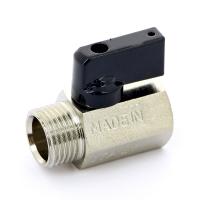Кран шаровой мини Kansas Bugatti НВ флажок 1/2x15