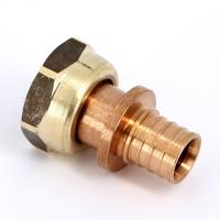 Муфта надвижная Rehau В 16х1/2 RX+ бронза с накидной гайкой