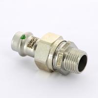 Муфта разъёмная пресс-Н с плоской прокладкой нержавеющая сталь Sanpress Inox VIEGA 15x1/2