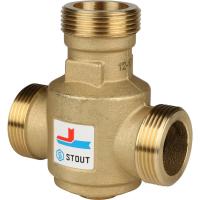 STOUT SVM-0030 Термостатический смесительный клапан G 11/4 НР   60°С