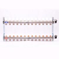 Коллекторная группа из нержавеющей стали с регулировочными и термостатическими вентилями UNI-FITT 1x3/4ЕК 13 выходов Коллекторная группа из нержавеющей стали с регулировочными и термостатическими вентилями UNI-FITT 1x3/4ЕК 13 выходов