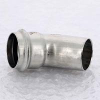 Угол-вставка пресс 45 град. нержавеющая сталь Sanpress Inox VIEGA 35