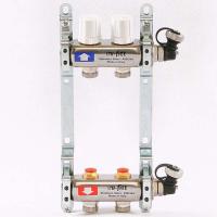 Коллекторная группа из нержавеющей стали с регулировочными и термостатическими вентилями UNI-FITT 1x3/4ЕК 2 выхода