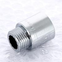 Удлинитель НВ хромированный UNI-FITT 1/2x25мм