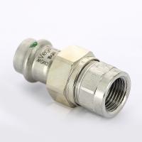 Муфта разъёмная пресс-В с плоской прокладкой нержавеющая сталь Sanpress Inox VIEGA 18x1/2