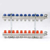 Коллекторная группа с балансировочными и термостатическими вентилями UNI-FITT 1x3/4ЕК 10 выходов Коллекторная группа с балансировочными и термостатическими вентилями UNI-FITT 1x3/4ЕК 10 выходов