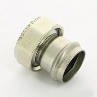 Муфта пресс-В с накидной гайкой и плоской прокладкой нержавеющая сталь Sanpress Inox VIEGA 35х11/2