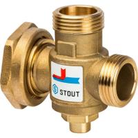 STOUT SVM-0050 Термостатический смесительный клапан  G 1М-G 11/2F-G 1M   60°С