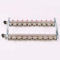 Коллекторная группа из нержавеющей стали с термостатическими вентилями и расходомерами UNI-FITT 1x3/4ЕК 9 выходов Коллекторная группа из нержавеющей стали с термостатическими вентилями и расходомерами UNI-FITT 1x3/4ЕК 9 выходов