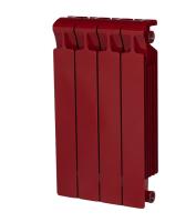 Биметаллический Радиатор RIFAR MONOLIT 500 4 секции  БОРДО боковое подключение