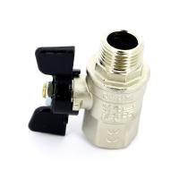 Кран шаровой Bugatti New Jersey НВ бабочка 1/2