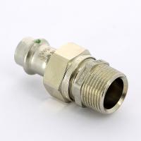 Муфта разъёмная пресс-Н с плоской прокладкой нержавеющая сталь Sanpress Inox VIEGA 15x3/4