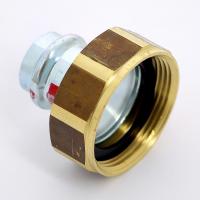 Муфта пресс-В с накидной гайкой и плоской прокладкой оцинкованная сталь Prestabo VIEGA 22х11/2