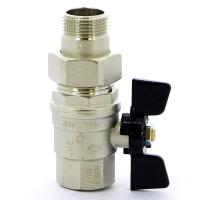 Кран шаровой Oregon Bugatti НВ с разъемным соединением бабочка 3/4