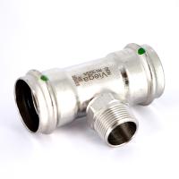 Тройник пресс-Н нержавеющая сталь Sanpress Inox VIEGA 35х3/4х35