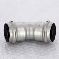 Угол пресс 45 град. нержавеющая сталь Sanpress Inox VIEGA 42
