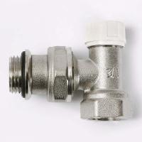 Вентиль обратный никелированный НВ UNI-FITT угловой быстрого монтажа 1/2