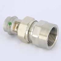 Муфта разъёмная пресс-В с плоской прокладкой нержавеющая сталь Sanpress Inox VIEGA 22x1