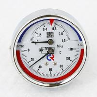 Термоманометр Росма ТМТБ- 31Т.1 80/10 (1/2, 10 бар, 120'С, 2,5) аксиальный