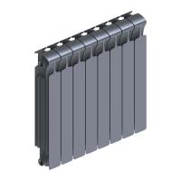 Биметаллический Радиатор RIFAR MONOLIT 500 8 секции ТИТАН боковое подключение