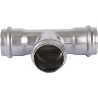 Sanha  9130 пресс-фит. нерж.сталь, тройник ВПр, 35