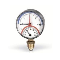 Термоманометр Watts F+R 828/10, радиальный
