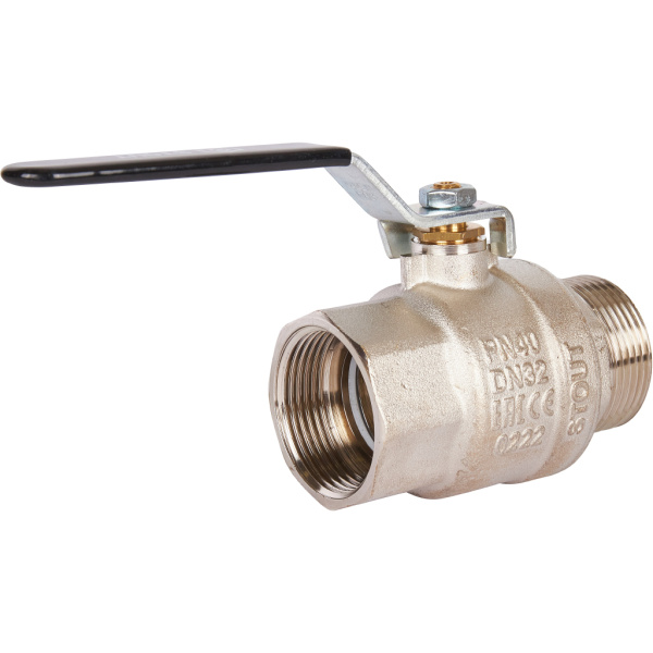 STOUT  Кран шаровой полнопроходной, ВР/НР, ручка рычаг 1 1/4