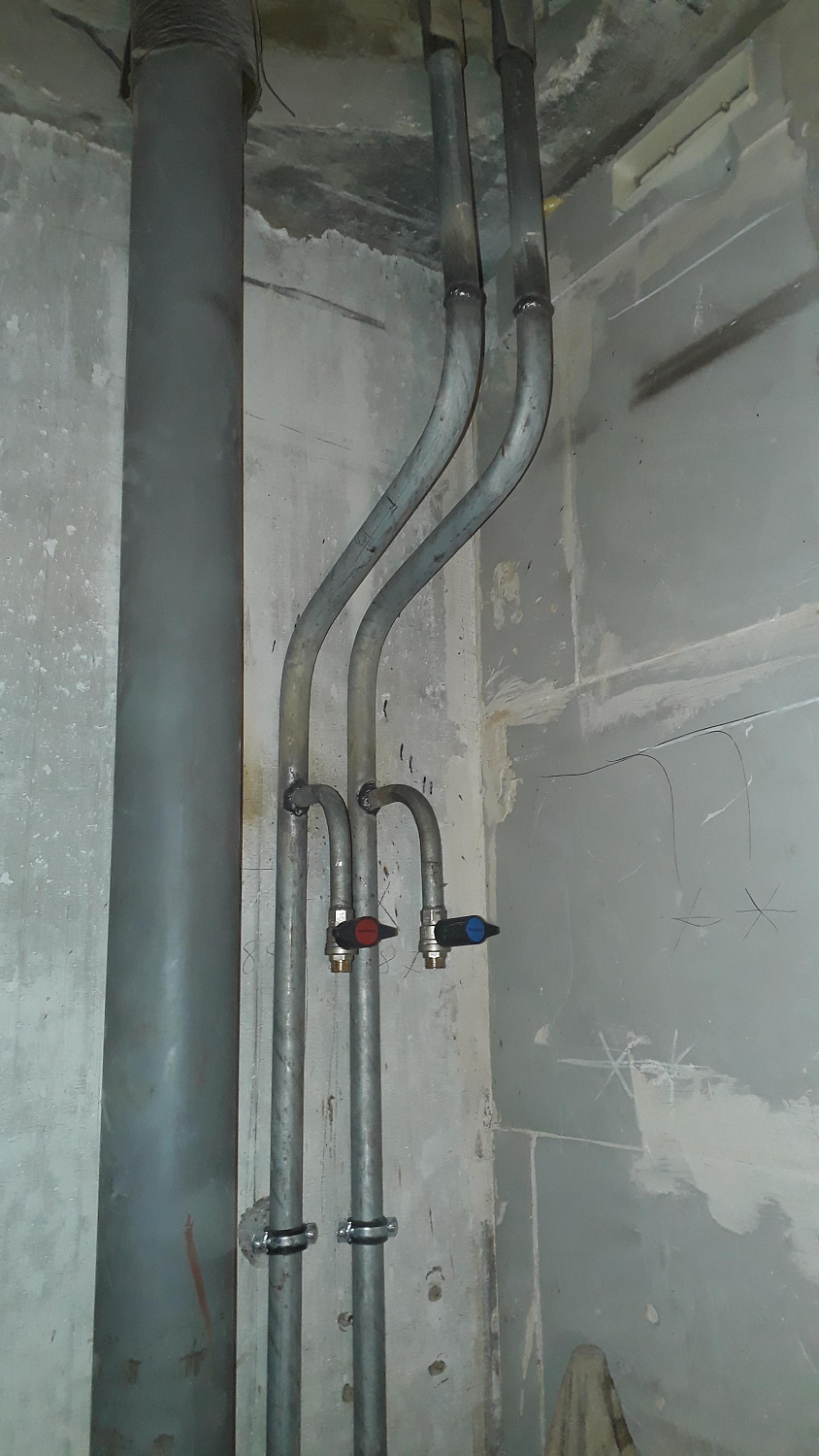 Замена стояков водоснабжения