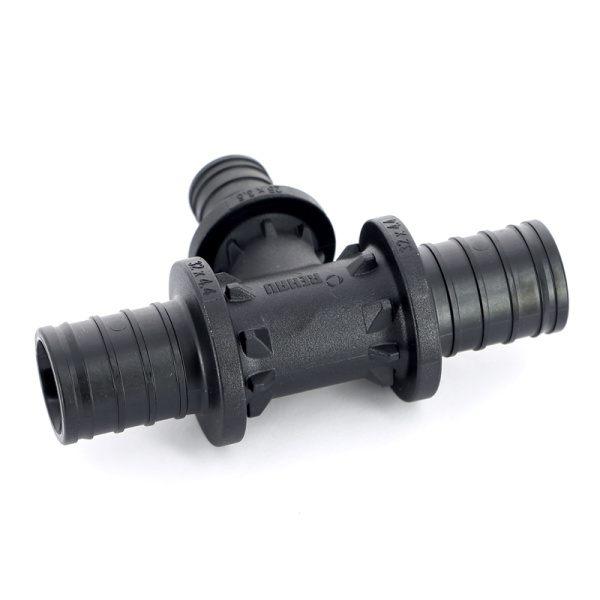 Тройник редукционный надвижной пластиковый REHAU 32x25x32