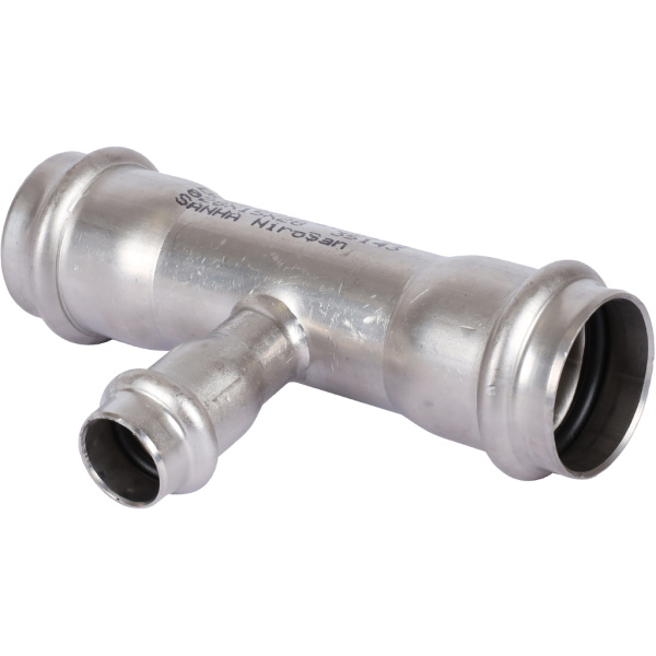 Sanha  9130 пресс-фит. нерж.сталь, тройник ВПр, 28x15x28