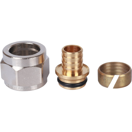 Фитинги компрессионные для труб Stout PEX 16x2,0x1/2, SFC-0020-001622