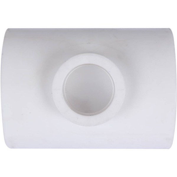 Политэк  63х32х63 Тройник переходной для полипропиленовых труб под сварку (цвет белый)