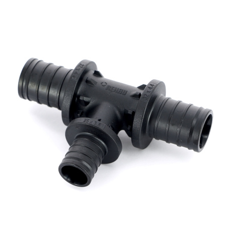 Тройник редукционный надвижной пластиковый REHAU 32x25x32