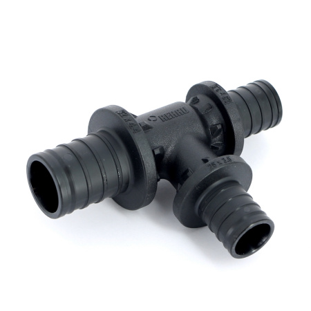 Тройник редукционный надвижной пластиковый REHAU 32x25x25