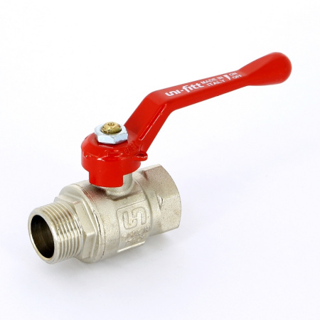 Кран шаровой НВ полнопроходной рычаг Uni-Fitt 3/4