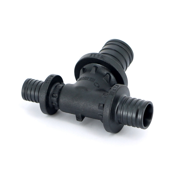 Тройник редукционный надвижной пластиковый REHAU 20х25х16