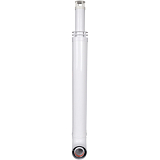 ROMMER RCA-6010-211000 Комплект дымохода АНТИЛЕД 60/100 - 1000мм (Baxi (кроме ECO Nova/Classic), Viessmann, Kiturami, Mizudo, Beretta, Oasis, Wolf, Tiberis, DeDietrich  ) хомут в комплекте