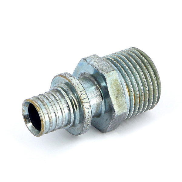 Муфта надвижная Н латунная REHAU 14 1/2