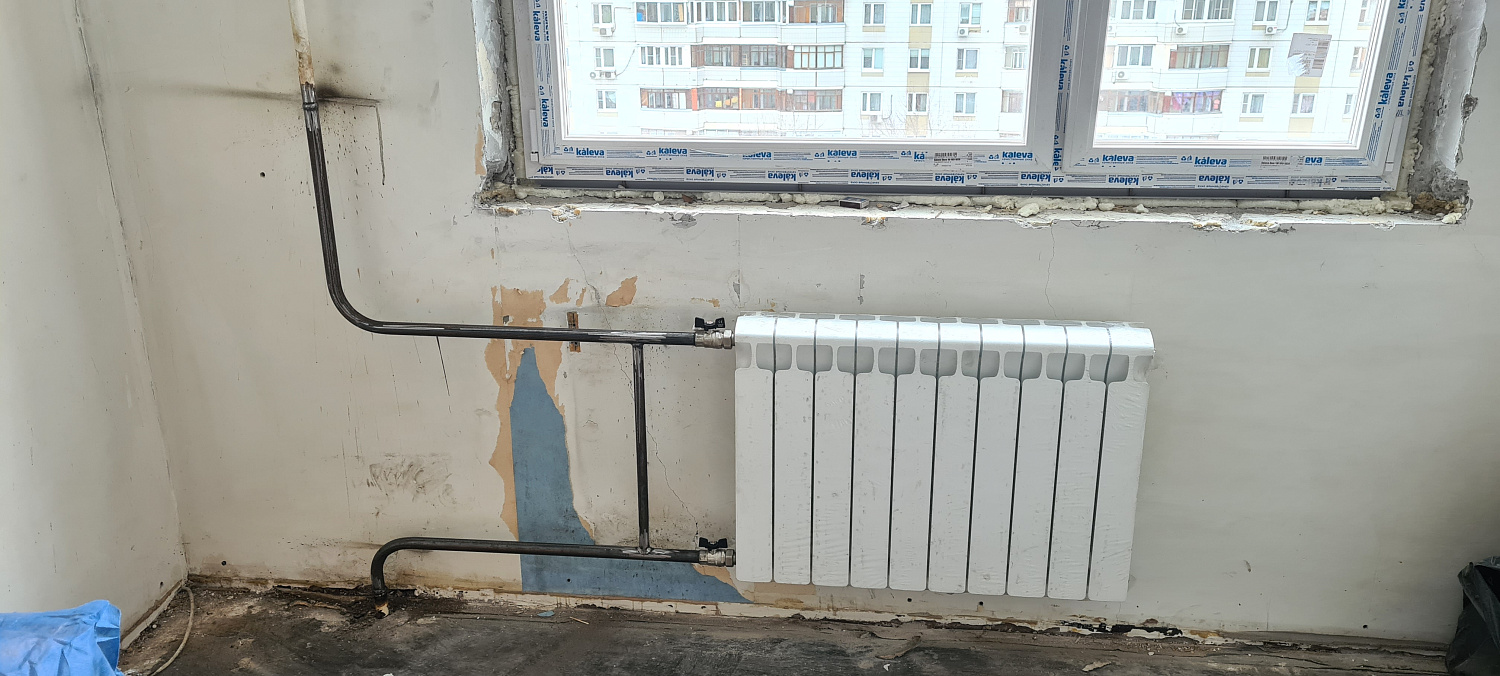 Замена радиаторов отопления