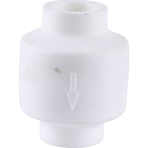 Kalde  d=20 Обратный клапан для полипропиленовых труб под сварку (цвет белый)