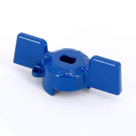 Ручка бабочка для крана Uni-Fitt 1 синяя