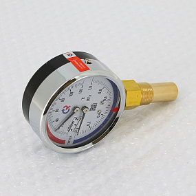 Термоманометр Росма ТМТБ- 31P.1 63/10 (1/2, 10 бар, 120'С, 2,5) радиальный