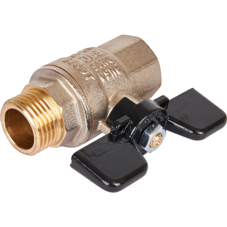 STOUT  Кран шаровой полнопроходной, ВР/НР, ручка бабочка 1/2