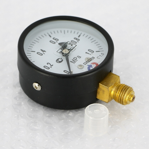 Манометр Росма ТМ-310 P.00 63/10 (1/4, 0-10 бар, 1,5) радиальный