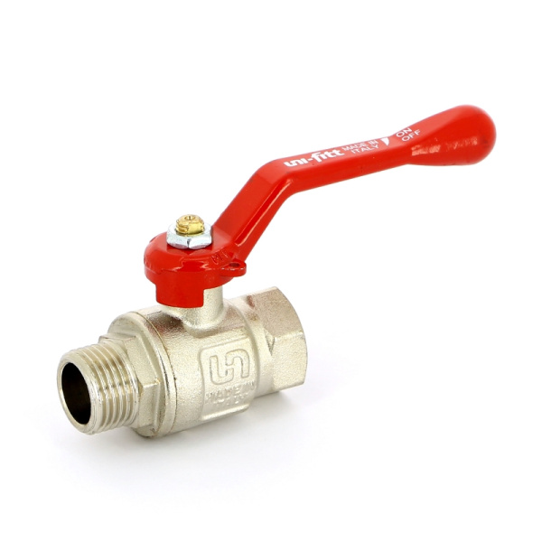 Кран шаровой НВ 1/2 UNI-FITT полнопроходной рычаг