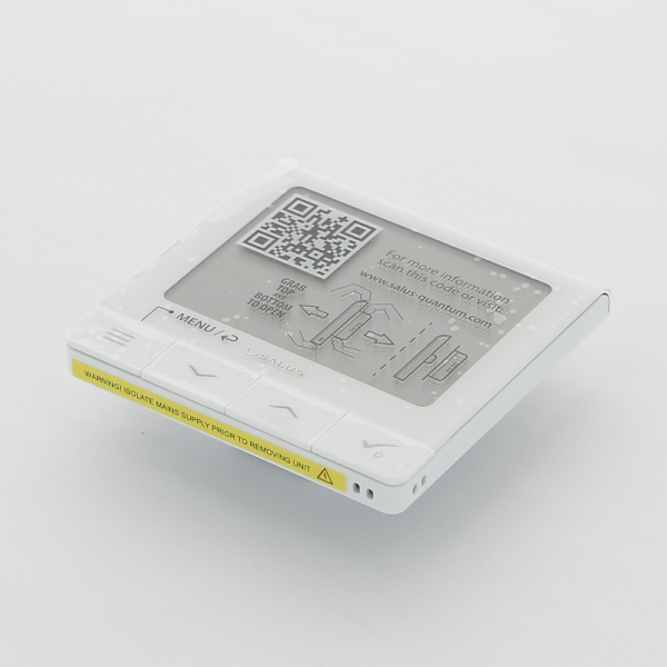 Термостат Salus комнатный беспроводной программ. датчиком влажности с дисплеем белый