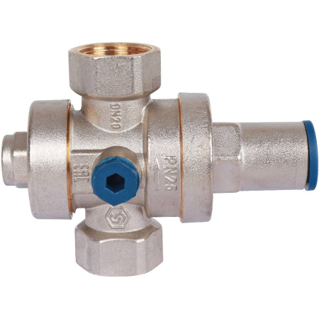 STOUT  Редуктор давления PN25 вн/вн 3/4 с выходом под манометр